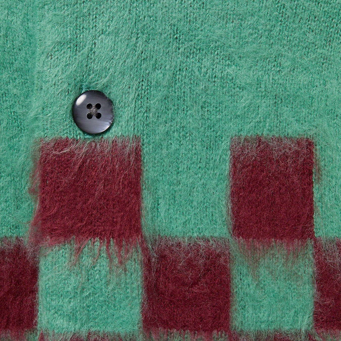 Brushed Checkerboard Cardigan view 3